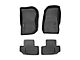 Weathertech DigitalFit Front and Rear Floor Liners; Black (14-18 Jeep Wrangler JK 2-Door)