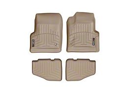 Weathertech DigitalFit Front and Rear Floor Liners; Tan (97-06 Jeep Wrangler TJ)