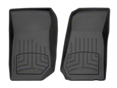 Weathertech Front Floor Liner HP; Black (07-13 Jeep Wrangler JK)