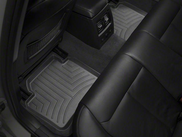 Weathertech Rear Floor Liner HP; Black (18-24 Jeep Wrangler JL 2-Door)