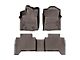 Weathertech DigitalFit Front and Rear Floor Liners; Cocoa (16-17 Tacoma Double Cab)
