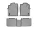 Weathertech DigitalFit Front and Rear Floor Liners; Gray (05-07 Tacoma Access Cab w/ Automatic Transmission & w/o Underseat Storage)