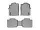 Weathertech DigitalFit Front and Rear Floor Liners; Gray (05-07 Tacoma Access Cab w/ Automatic Transmission & Underseat Storage)