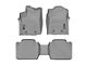 Weathertech DigitalFit Front and Rear Floor Liners; Gray (18-23 Tacoma Access Cab w/ Automatic Transmission)