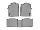 Weathertech DigitalFit Front and Rear Floor Liners; Gray (08-11 Tacoma Access Cab w/ Automatic Transmision w/o Underseat Storage)