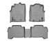 Weathertech DigitalFit Front and Rear Floor Liners; Gray (12-15 Tacoma Double Cab)