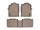 Weathertech DigitalFit Front and Rear Floor Liners; Tan (05-07 Tacoma Access Cab w/ Automatic Transmission & w/o Underseat Storage)
