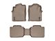 Weathertech DigitalFit Front and Rear Floor Liners; Tan (05-07 Tacoma Access Cab w/ Automatic Transmission & Underseat Storage)