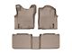 Weathertech DigitalFit Front and Rear Floor Liners; Tan (12-15 Tacoma Access Cab w/o 2nd Row Center Storage Box)