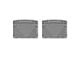 Weathertech All-Weather Rear Rubber Floor Mats; Gray (05-11 Tacoma Access Cab)