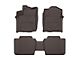 Weathertech Front and Rear Floor Liner HP; Cocoa (18-23 Tacoma Access Cab w/ Automatic Transmission)