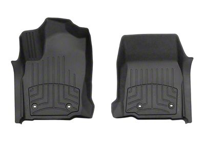 Weathertech Front Floor Liner HP; Black (24-25 Tacoma w/ Automatic Transmission)