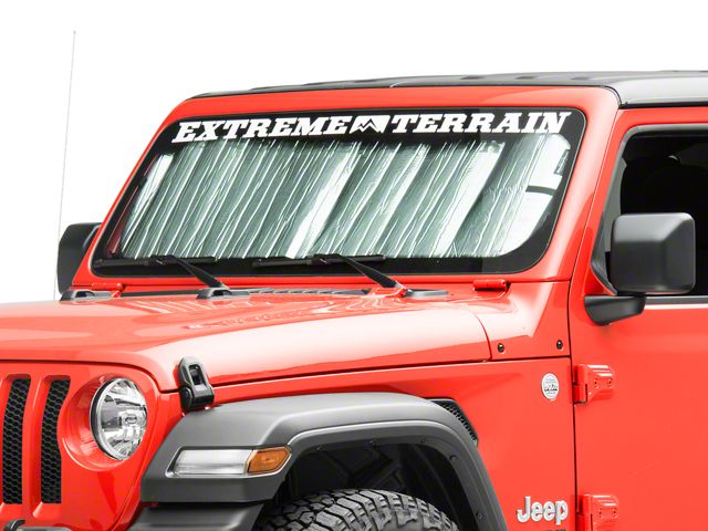 Weathertech TechShade Windshield Sun Shade (18-24 Jeep Wrangler JL w/o Windshield Mounted Sensor)