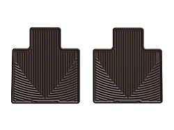 Weathertech All-Weather Rear Rubber Floor Mats; Cocoa (17-24 Titan Crew Cab)