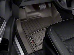 Weathertech DigitalFit Front Floor Liners; Cocoa (17-24 Titan w/ Front Bench Seats, Carpet Flooring & Rear Seat Cargo Organizer)