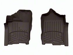 Weathertech Front Floor Liner HP; Cocoa (17-24 Titan Crew Cab)