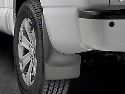 Weathertech No-Drill Mud Flaps; Rear; Black (17-21 Titan w/o Factory Fender Flares)