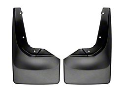 Weathertech No-Drill Mud Flaps; Rear; Black (17-24 Titan w/ Factory Fender Flares)