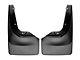 Weathertech No-Drill Mud Flaps; Rear; Black (17-24 Titan w/ Factory Fender Flares)