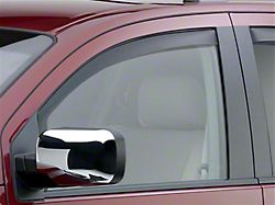 Weathertech Side Window Deflectors; Front; Dark Smoke (04-24 Titan Crew Cab)