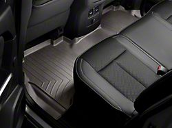 Weathertech DigitalFit Rear Floor Liners; Cocoa (16-21 Titan XD Crew Cab w/ Front Bucket Seats, Carpet Flooring & Rear Seat Cargo Organizer)