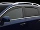 Weathertech Side Window Deflectors; Front and Rear; Dark Smoke (16-21 Titan XD Crew Cab)