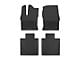 Weathertech All-Weather Front and Rear Rubber Floor Mats; Black (22-24 Tundra CrewMax)
