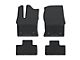 Weathertech All-Weather Front and Rear Rubber Floor Mats; Black (22-24 Tundra Double Cab)