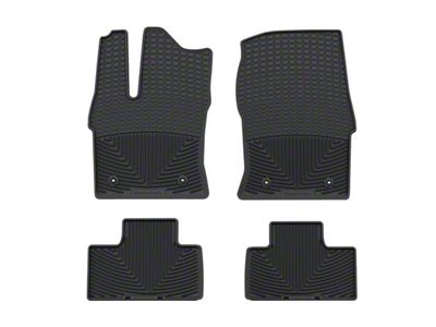 Weathertech All-Weather Front and Rear Rubber Floor Mats; Gray (22-24 Tundra Double Cab)