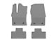 Weathertech All-Weather Front and Rear Rubber Floor Mats; Gray (22-24 Tundra Double Cab)