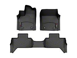 Weathertech DigitalFit Front and Rear Floor Liners; Black (22-24 Tundra Double Cab)