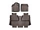 Weathertech DigitalFit Front and Rear Floor Liners; Cocoa (14-21 Tundra CrewMax)