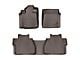Weathertech DigitalFit Front and Rear Floor Liners; Cocoa (14-21 Tundra Double Cab w/ Underseat Storage)