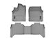 Weathertech DigitalFit Front and Rear Floor Liners; Gray (22-24 Tundra CrewMax)