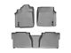 Weathertech DigitalFit Front and Rear Floor Liners; Gray (07-11 Tundra Double Cab)