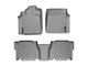 Weathertech DigitalFit Front and Rear Floor Liners; Gray (07-11 Tundra CrewMax)