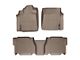Weathertech DigitalFit Front and Rear Floor Liners; Tan (07-11 Tundra CrewMax)