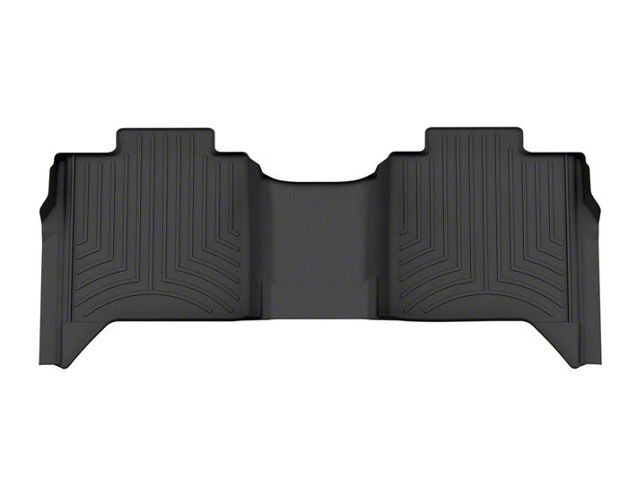 Weathertech DigitalFit Rear Floor Liner; Black (22-24 Tundra CrewMax, Excluding Hybrid)