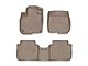 Weathertech Front and Rear Floor Liner HP; Tan (14-21 Tundra CrewMax)