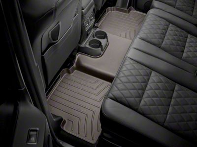 Weathertech Rear Floor Liner HP; Cocoa (22-24 Tundra CrewMax)