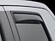 Weathertech Side Window Deflectors; Rear; Dark Smoke (07-21 Tundra Double Cab)