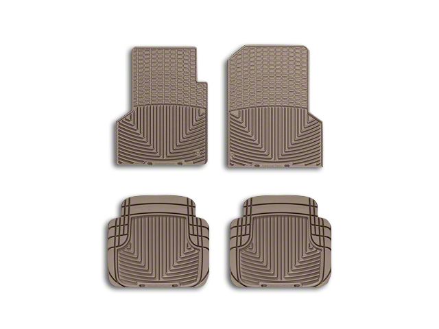 Weathertech All-Weather Front Rubber Floor Mats; Tan (97-06 Jeep Wrangler TJ)