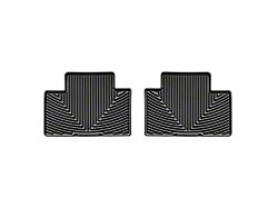 Weathertech All-Weather Rear Rubber Floor Mats; Black (05-23 Tacoma Access Cab, Double Cab)