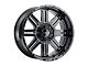 Weld Off-Road Chasm Gloss Black Milled 6-Lug Wheel; 22x14; -70mm Offset (03-09 4Runner)