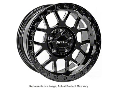 Weld Off-Road Cinch Beadlock Candy Red 6-Lug Wheel; 17x9; -12mm Offset (03-09 4Runner)