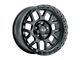 Weld Off-Road Cinch Gloss Black Milled 6-Lug Wheel; 17x9; -12mm Offset (03-09 4Runner)