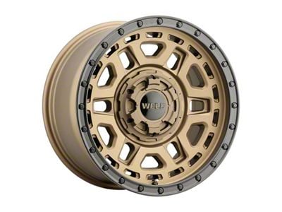 Weld Off-Road Crux Satin Bronze 6-Lug Wheel; 17x9; -12mm Offset (03-09 4Runner)