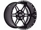 Weld Off-Road Cheyenne Six XT Gloss Black Milled 6-Lug Wheel; 22x12; -51mm Offset (04-15 Titan)