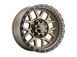 Weld Off-Road Cinch Satin Bronze 6-Lug Wheel; 22x10; 13mm Offset (04-15 Titan)