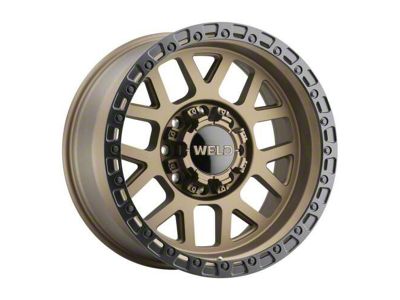 Weld Off-Road Cinch Satin Bronze 6-Lug Wheel; 22x10; 13mm Offset (04-15 Titan)